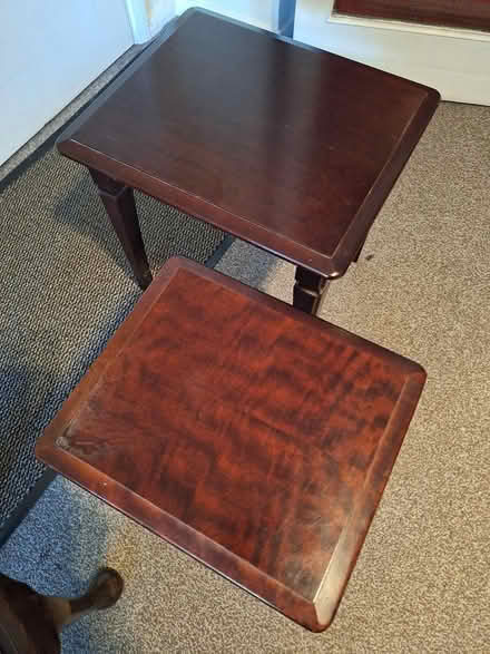 Photo of free Set of 2 Wooden Nested Side Tables (Sydenham SE26) #1