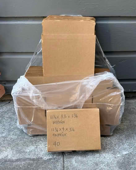 Photo of free cardboard boxes & sleeves (Lower Haight) #2