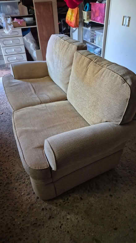 Photo of free M&S 2/3 Seater - Honey coloured (Monkwick CO2) #3