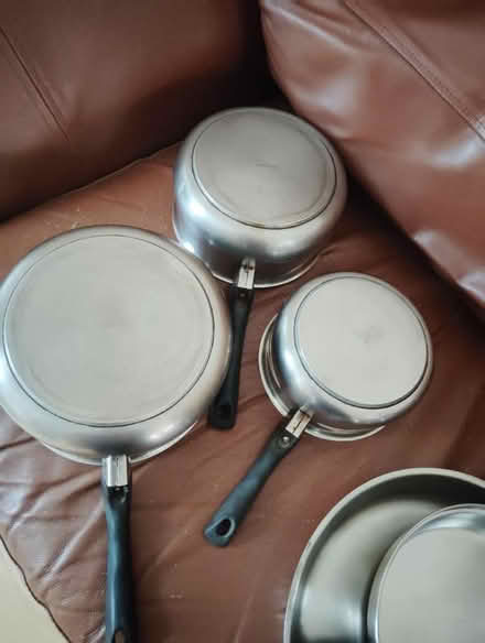 Photo of free 3 stainless steel pans (Walsall WS1) #2