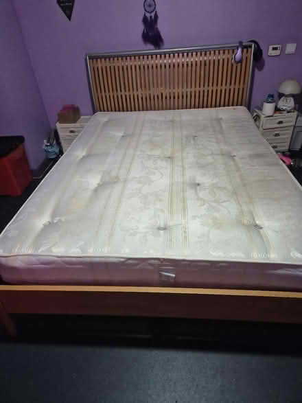 Photo of free Kingsize wooden slat bed (Little common TN39) #2