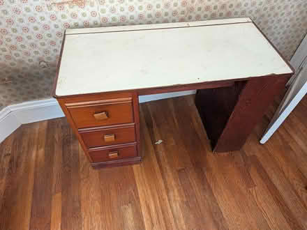 Photo of free Wood Desk with Laminate Top (Ball Sq Somerville) #1