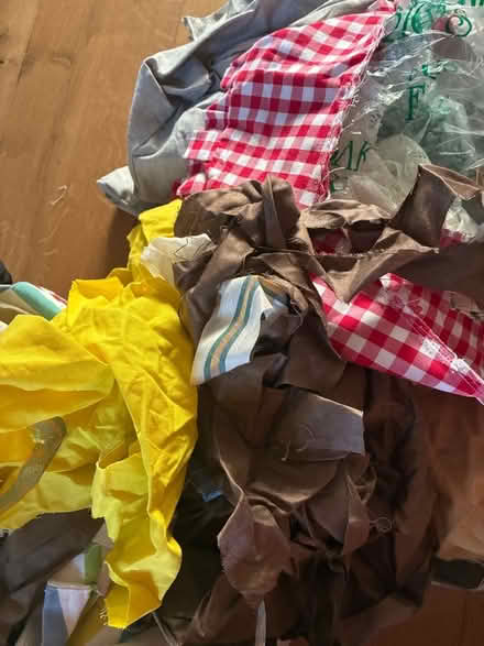 Photo of free Bag of cotton and silk fabric scraps (Upton CH2) #1