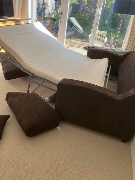 Photo of free Brown sofa bed (Southmoor OX13) #2