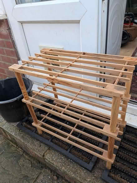Photo of free Small shoerack x 6 pairs (Castlepoint BH8) #1