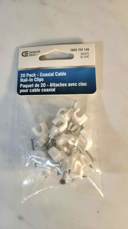 Photo of free Coaxial Cable Clips Electrical (Danforth and Greenwood) #1