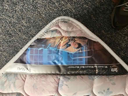 Photo of free Solid Wood Twin Bed and Mattress (Oak Park, IL) #3