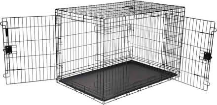 Photo of free Metal Wire Dog Crate for Large Dogs (Washington Heights) #3