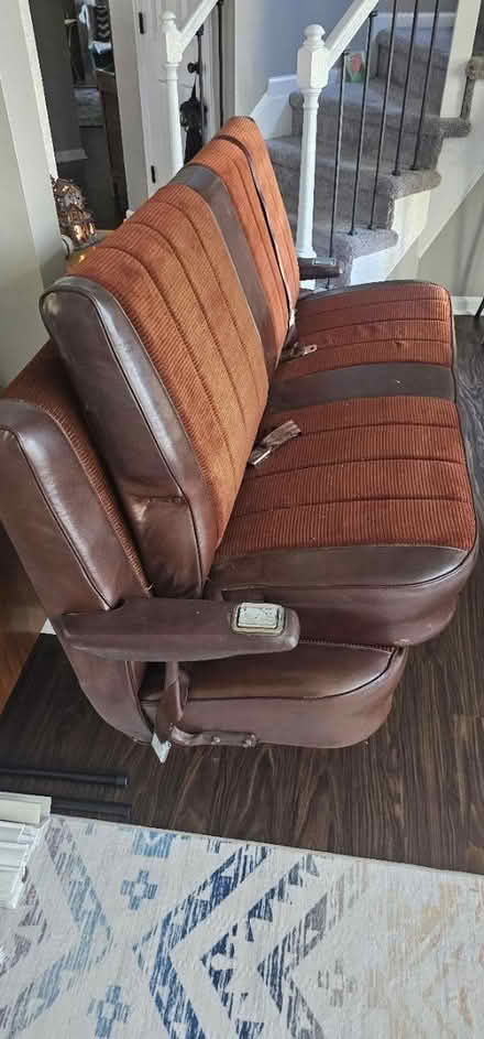 Photo of free 3 Free 1970s bench seats (Near Menchville high School) #2