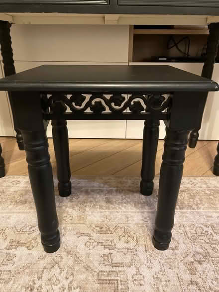 Photo of free Black dressing table and stool (Wath upon Dearne) #2