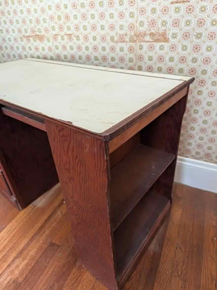 Photo of free Wood Desk with Laminate Top (Ball Sq Somerville) #2