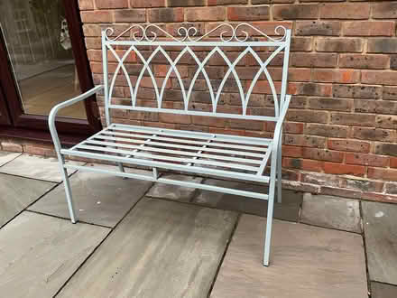 Photo of free Metal garden bench (Broomfield CM1) #1