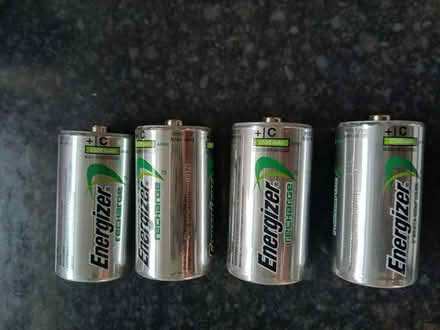 Photo of free Energiser rechargeable C batteries (Wallisdown BH12) #1
