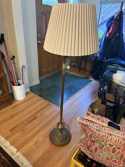 Photo of free Vintage brass floor lamp (Berkeley) #2