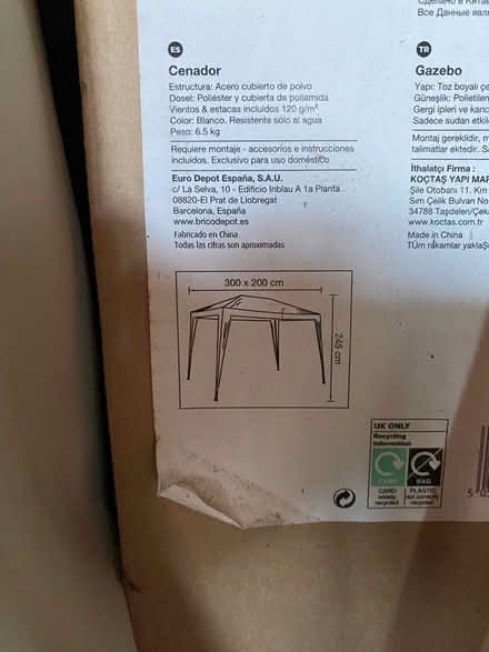 Photo of free Suhali Gazebo (Rodmell BN7) #3
