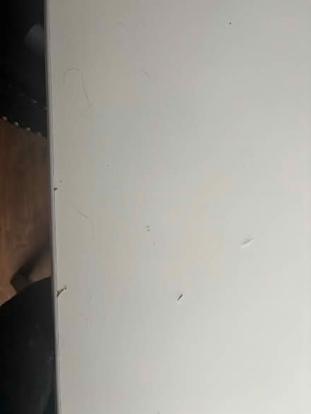Photo of free White dining table and black chairs (BL4 Farnworth) #3