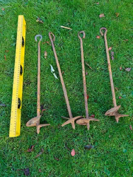 Photo of free 4x heavy duty ground anchors (Peachcroft OX14) #1