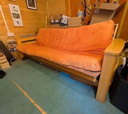 Photo of free Futon sofa bed (Brent Knoll TA9) #1