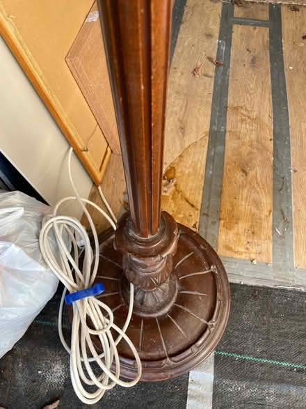 Photo of free Wooden standard lamp (Dousland) #3