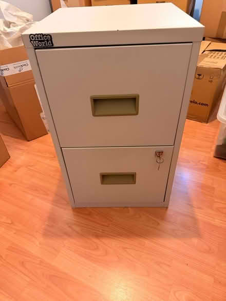Photo of free 2 drawer filing cabinet (Anniesland, glasgow, G12) #1