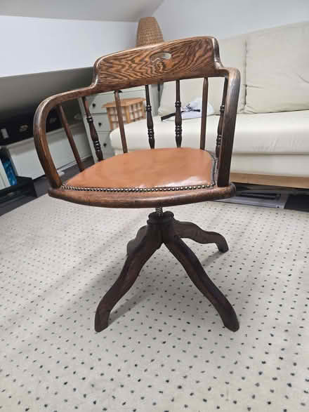 Photo of free old wooden chair (Skipton BD23) #2