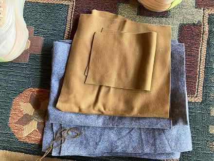 Photo of free Felt—blue and brown (Las Palmas Pk, Snvle) #1