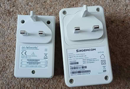 Photo of free 2 Powerline adapters (Rushmere IP4) #2