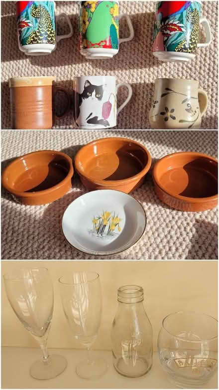 Photo of free Mugs, tapas bowls, glassware (Grange-over-Sands LA11) #1