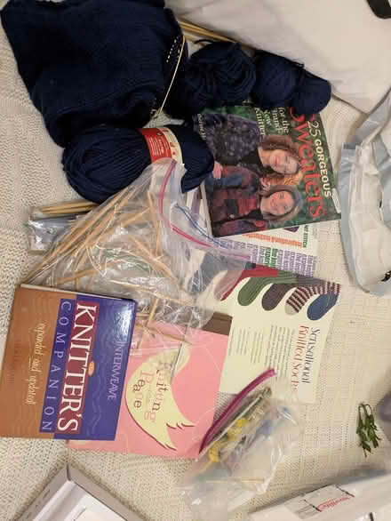 Photo of free Knitting supplies (Durham, west side) #1