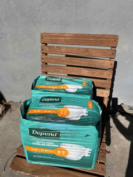 Photo of free Depends (small) (South Berkeley) #1