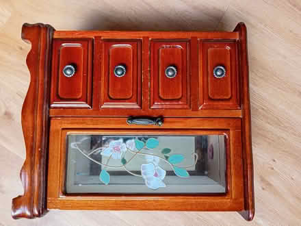 Photo of free Jewellery box - with trinket draws and mirrored compartment (Uley GL11) #1