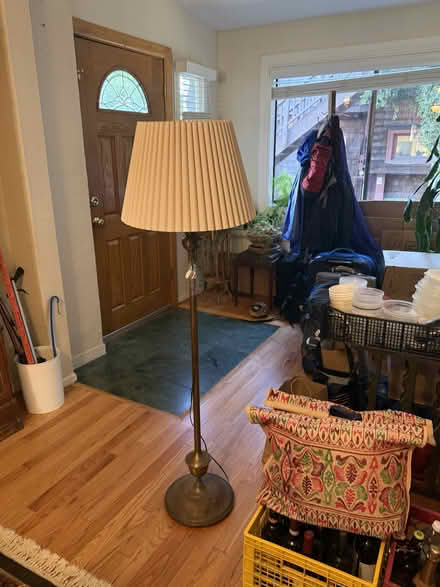 Photo of free Vintage brass floor lamp (Berkeley) #3