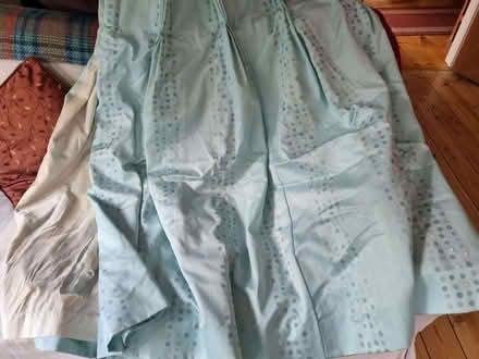 Photo of free Pair blue lined curtains (Dean Court OX2) #1