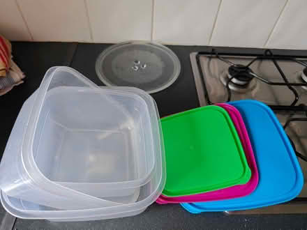 Photo of free 3 plastic lunch boxes (Surrey Quays SE8) #1
