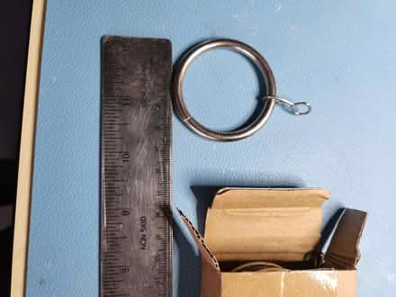 Photo of free 32 Curtain rings 40mm inner diameter (Purbrook PO7) #1