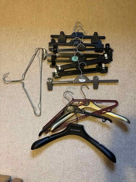 Photo of free Selection of clothes hangers (Desford, Leicester LE9) #1