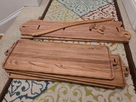 Photo of free Skinny wood shelf (Columbia Heights) #2