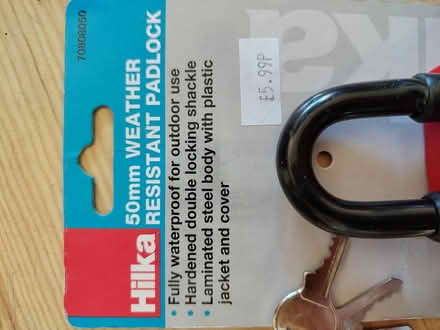 Photo of free Padlock (Pipers Ash CH2) #2