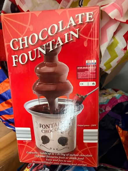 Photo of free Chocolate fountain (Nassington PE8) #1