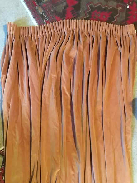 Photo of free Long russet curtains (Tranent EH33) #1