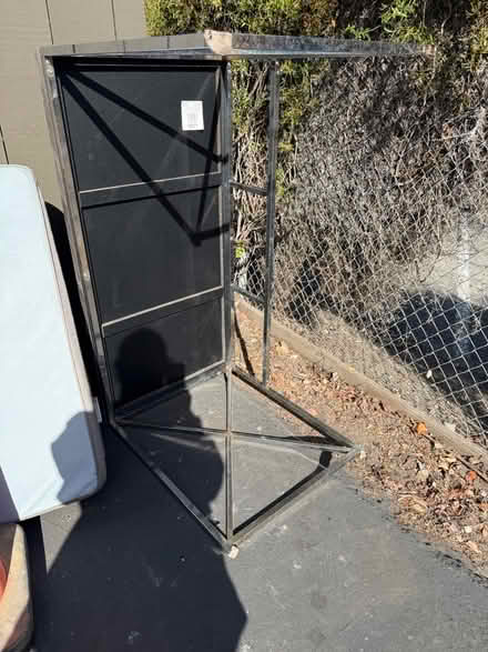 Photo of free Metal framed coffee table or bench (Valencia Avenue, Sunnyvale) #1