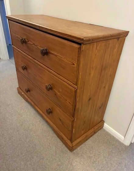 Photo of free Old wooden chest of drawers (Gillingham ME7) #1