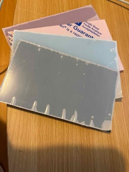 Photo of free Small Coloured acrylic sheets (Ashford, Surrey TW15) #2