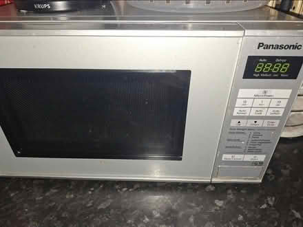 Photo of free Silver Panasonic Microwave (Staines TW18) #2
