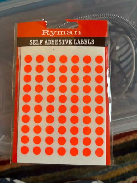 Photo of free Self Adhesive Labels (Burbage SK17) #1