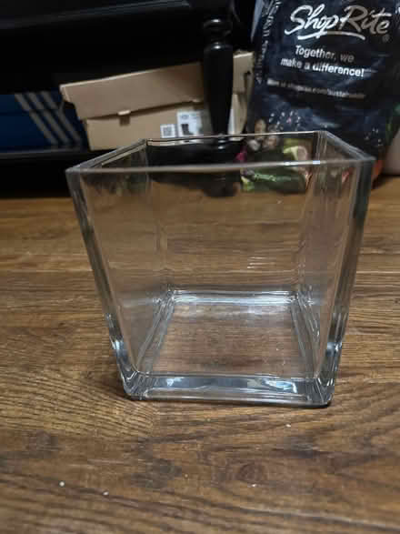 Photo of free Square Glass Planter (Clason Point Bronx NY) #2