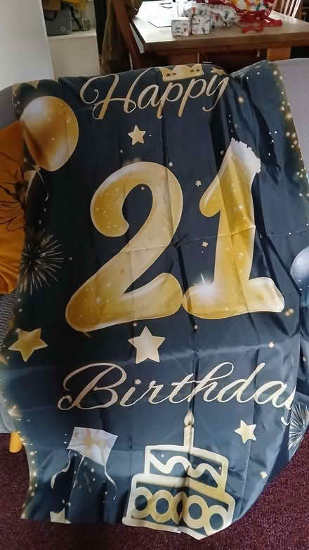Photo of free 21st birthday banner (Fareham PO16) #1