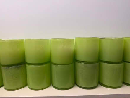 Photo of free 22 glass candle vessels (New Canaan) #1