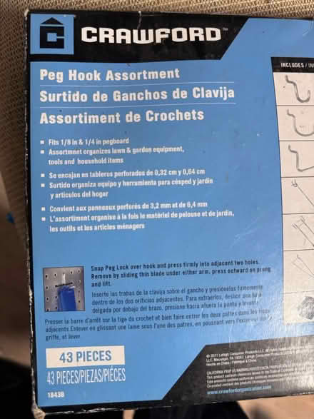 Photo of free Peg Hooks (Toronto) #2