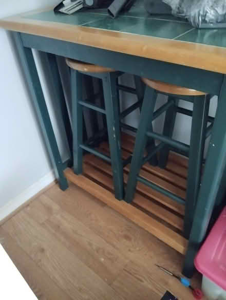 Photo of free Sofa, glass TV tables, mirror (Springfield) #3